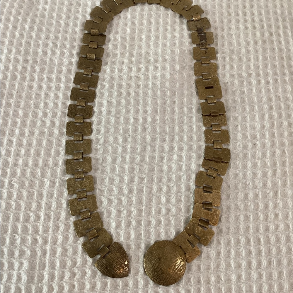 Vintage Sarah Coventry Metal Link Belt